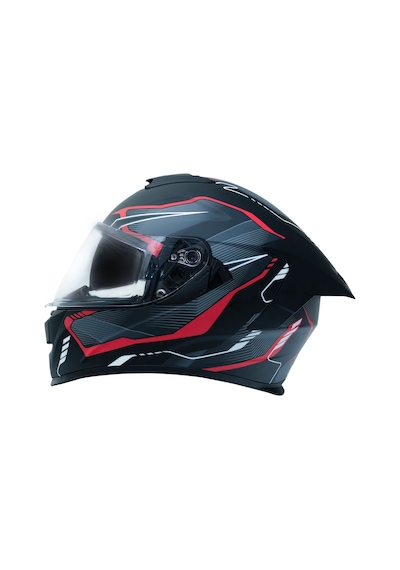 Gp Kompozit Mks008-ebgr Yarış Spoiler Güneş Vizörlü Şeffaf Full Face Motosiklet Kaskı Çok Renkli