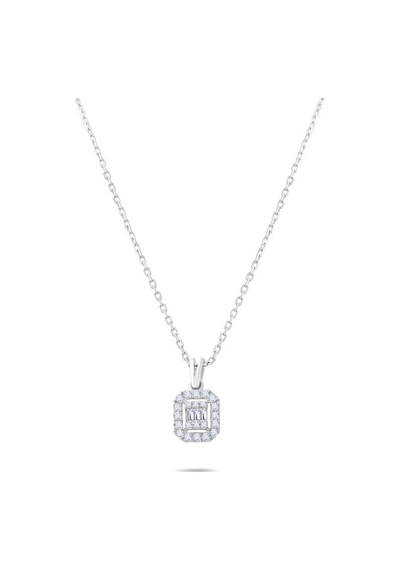 0.15 Karat Baget Pırlanta Kolye - Hrd Sertifikalı 88331146
