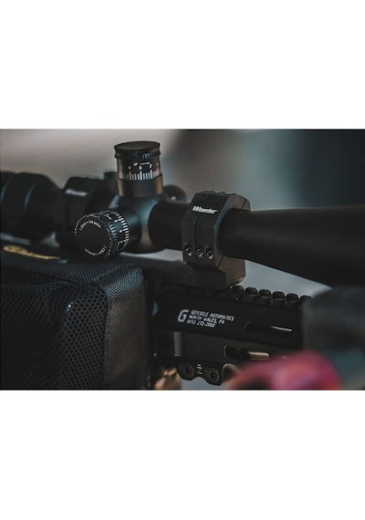 Wheeler Cantilever Scope Mount 34mm Dürbün Montaj Aparatı, Entegre Seviye Göstergeli 1100187 Siyah