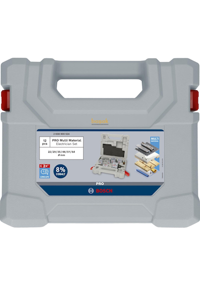 Bosch Pro Multi 12 Parça Vidalı Panç Seti 22-64 Mm 2608900524
