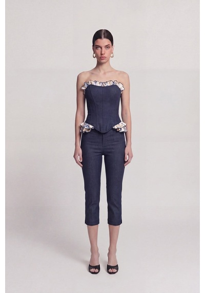 Holly Lolly Jean Görünümlü Venus Capri Pantolon Lacivert