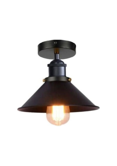 Mylights Retro Rustik Vintage Metal Avize Armatür 22 Cm En