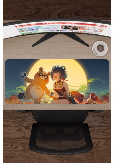 Xiangling Genshin Impact Anime Oyuncu V1 - 70x30 Xl Gaming Mouse Pad Fare Altlığı