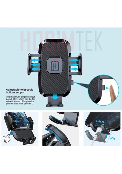 Hb-02 Havalandırma Araba Telefon Tutucu Yüksek Kalite Araç İçi Tutucu 2 Mixed 86095636