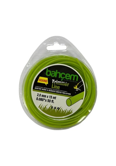 Ennalbur Trimmer Line Yuvarlak Misina 2 Mm 15 Metre