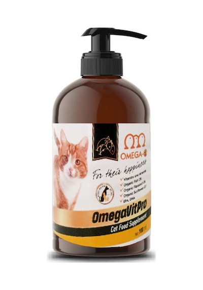 Pharmased Omegavit Pro Kedi Multivitamin Somon Balık Yağı 100 ML