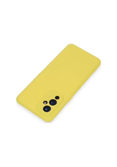 Newface One Plus 9 Kılıf Nano İçi Kadife Silikon - Sarı