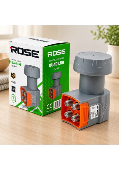 Universal Quad Lnb 4 Çıkışlı 4k Ultra Hd 0.1db