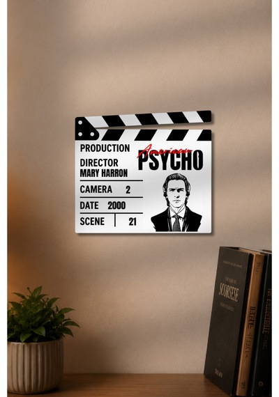 Klaket Tablo / Duvar Dekoru - American Psycho Amerikan Sapığı