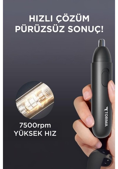 Özel Üretim Burun Kılı Kesme Makinesi Gt-2220a Siyah Taşınabilir Tarz Alet Günlük Bakım