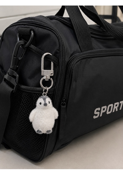 Polarpuff Peluş Penguen Charm Anahtarlık Sevimli Mini Çanta Süsü Hediyesi