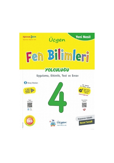 4.Sınıf Yeni Nesil Fen Bilimleri Yolculuğu -  Üçgen Yayınları