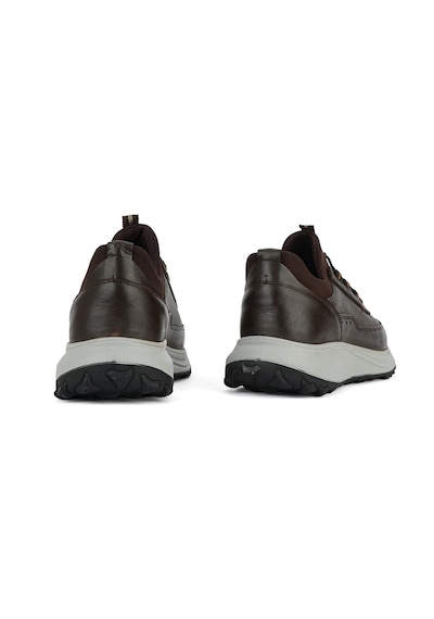 Ziya, Erkek Hakiki Deri Sneaker 161423z522 Kahve 161423z522 300