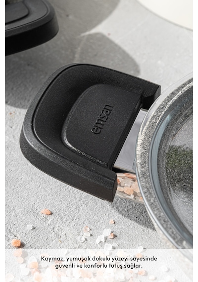 Emsan Fortis Granit 6 Parça Sahan Set Gri Gri