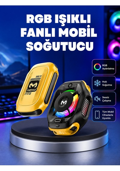 Type-c Girişli Aı Modlu Yüksek Performanslı Telefon Soğutucu Yeni Nesil - Lisinya