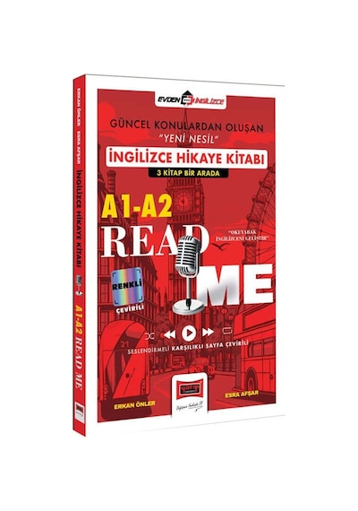 Yargı Yayınları A1-a2 Read Me İngilizce Hikaye Kitabı 3 Kitap Bir Arada