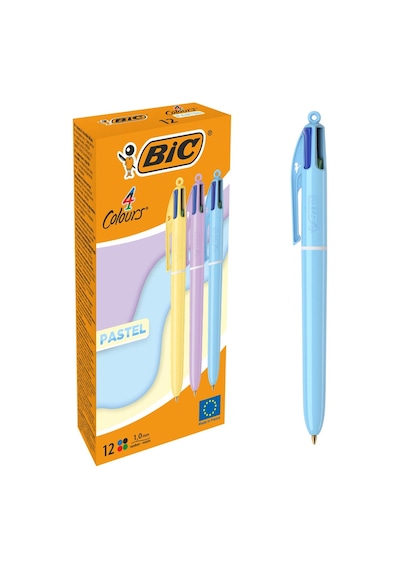 Bic Tükenmez Kalem 4 Colours Pastel 12 Li 517320 Diğer