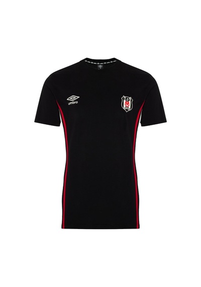 Beşiktaş Lisanslı Antrenman Siyah Bisiklet Yaka T-shirt SIYAH