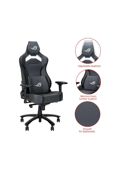 Asus Rog Charıot X Aura Rgb Gri Gaming Koltuk