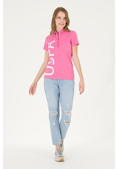 U.S. Polo Assn. Kadın Polo Yaka Tişört 50262939-vr033 142331