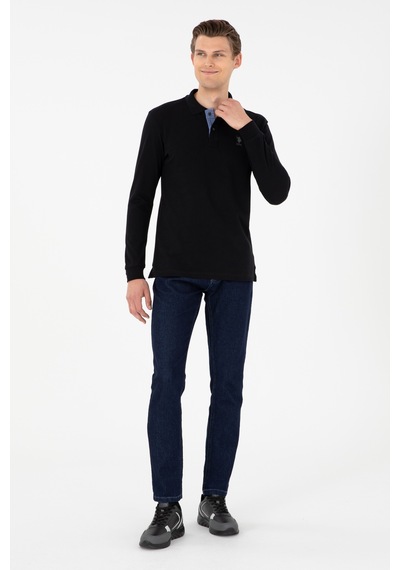 U.s. Polo Assn. Erkek Siyah Sweatshirt 50289062-vr046 Siyah