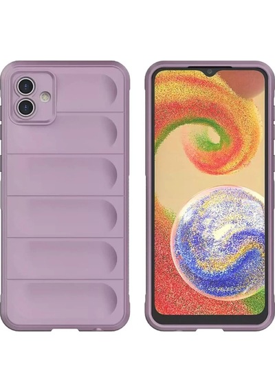 Newface - 629 - Samsung Galaxy A05 Kılıf Optimum Silikon - Edntrend - - Mor
