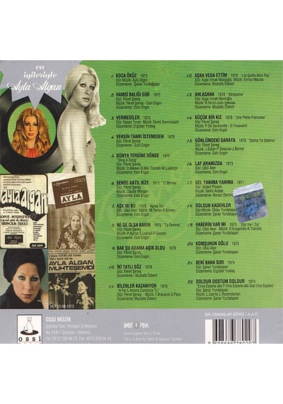 En İyileriyle Ayla Algan CD