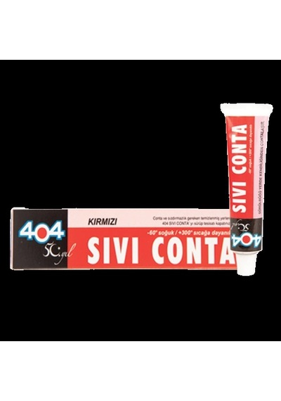 404 Sıvı Conta Kırmızı 45 Gr Diğer