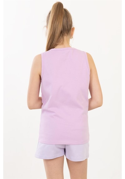Brz Kids Baskılı Kız Çocuk Sıfır Kol T-shirt-lila Lila