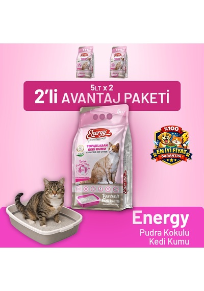 Kedi Kumu Pudra Kokulu 5 Lt - 2 Adet