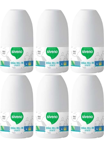 Siveno Doğal Roll-On Sportive 6 x 50 ML