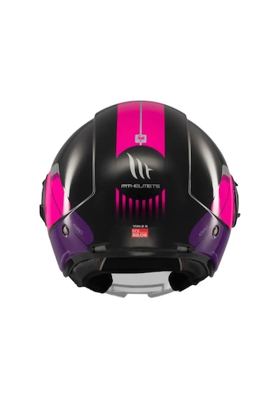 Mt Helmets Viale Sv Advance B58 Açık Kask Siyah - Pembe