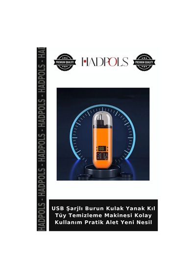 Usb Şarjlı Burun Kulak Yanak Kıl Tüy Temizleme Makinesi Kolay Kullanım Pratik Alet Yeni Nesil