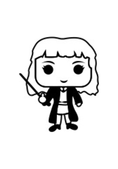Harry Potter Hermione Sticker 8 10 Cm