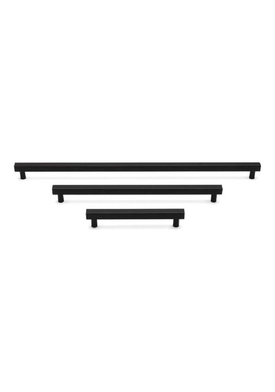 System Mobilya Kulbu Siyah Renk 160mm Kulp Sy8800 0160 Al6-al6 Çok Renkli