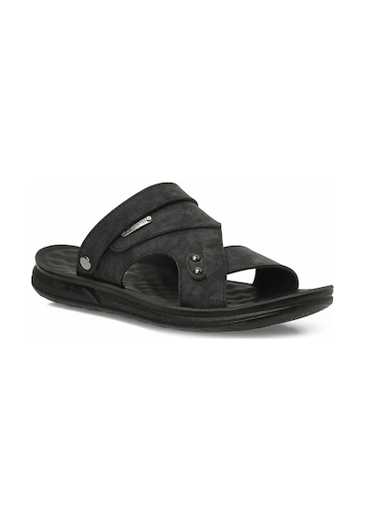 Polaris 410014 Erkek Günlük Terlik Hafif Sandalet Siyah