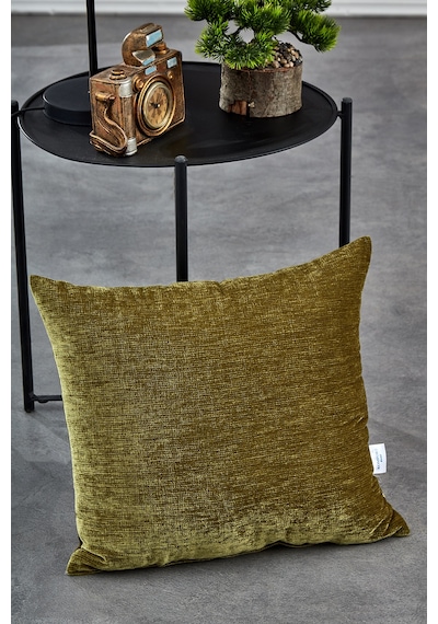 Komfort Home Düz Açık Yeşil İç Dolgulu Kırlent 45x45cm / 2 Adet Karışık/Çok Renkli