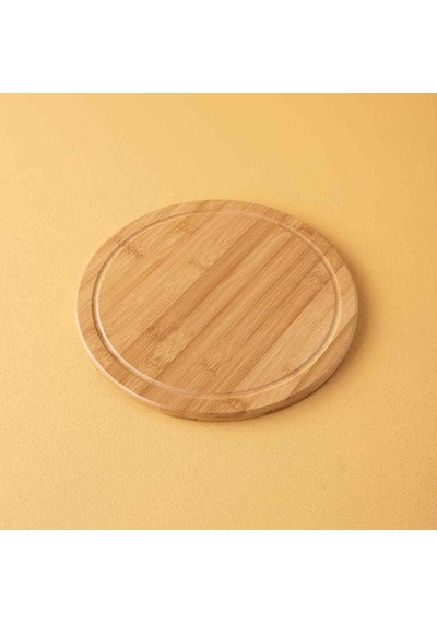 Rossel Premium 30cm Bambu Çizgi Dönerli Sunum Tahta -2341