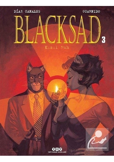 Blacksad 3.Cilt karton Kapak kızıl Ruh - Juan Diaz Canales