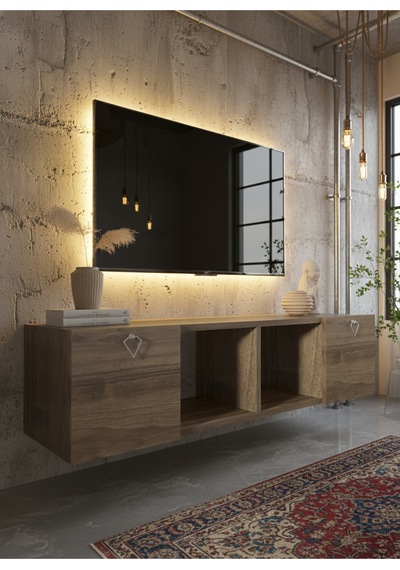 Resital Tv Ünitesi S1243-2 Ceviz Ceviz