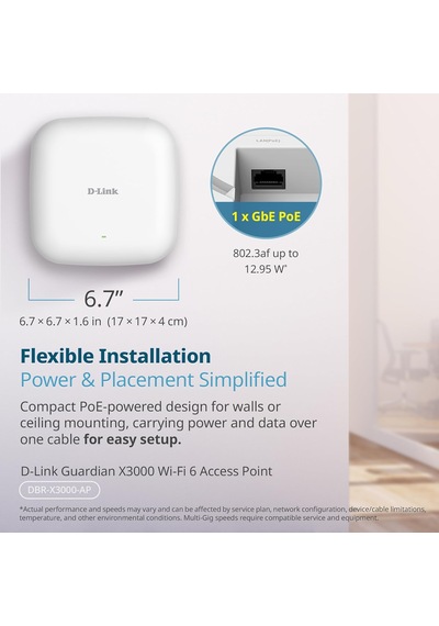 D-link Br-x3000-ap Ax3000 Wi-fi 6 Smart Access Point