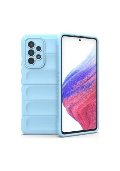 Samsung Galaxy Uyumlu , A53 5g Kılıf Optimum Silikon - Sky Blue