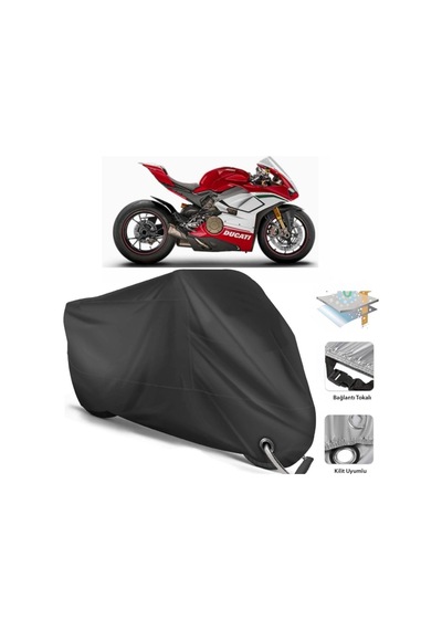 Ducati Panigale V4 R Motor Branda (Bağlantı, Kilit Uyumlu)-Siyah (457266690)
