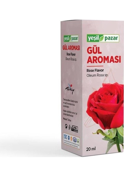 Yeşil Pazar Gül Aroması 20 ML