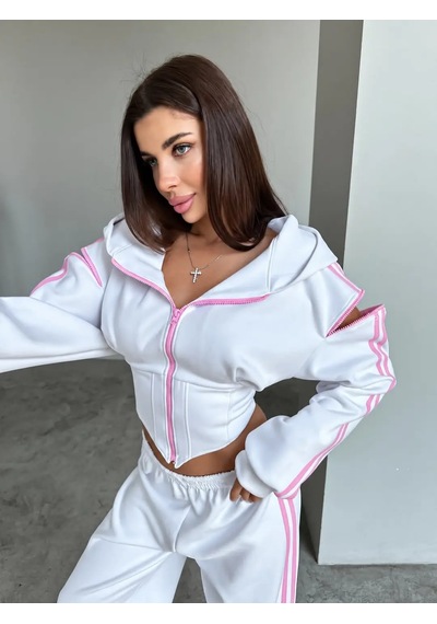 Havens İnvida Corset Eşofman Takım Beyaz