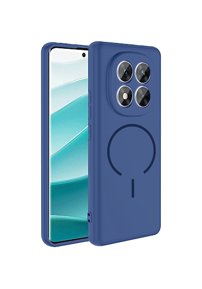 Xiaomi Redmi Note 14 Pro 5g Kılıf Magsafe Destekli Kamera Korumalı Yumuşak Silikon Pazarplus Lacivert