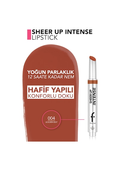Sheer Up Intense Parlak Bitişli Jel Dokulu Dudak Parlatıcısı 8682536119801 004goldenedıt