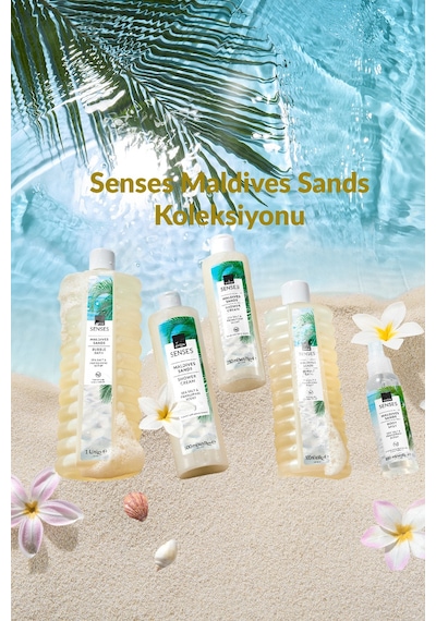 Senses Maldives Sands Deniz Tuzu Ve Frangipani Kokulu Banyo Köpüğü 1lt Fresh