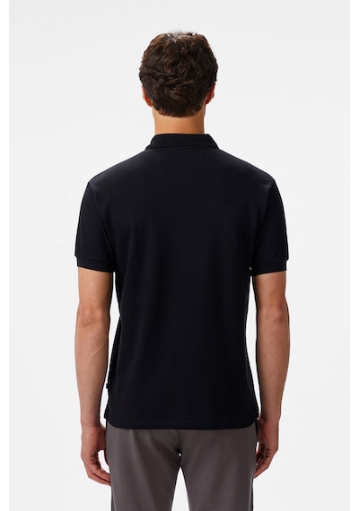 Erkek Classic Fit Polo - Siyah Siyah
