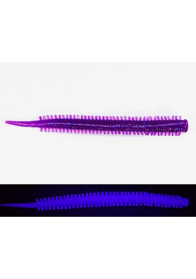 Fujın Yummy Sandworm 7Cm Lrf Silikonu Purple Glow